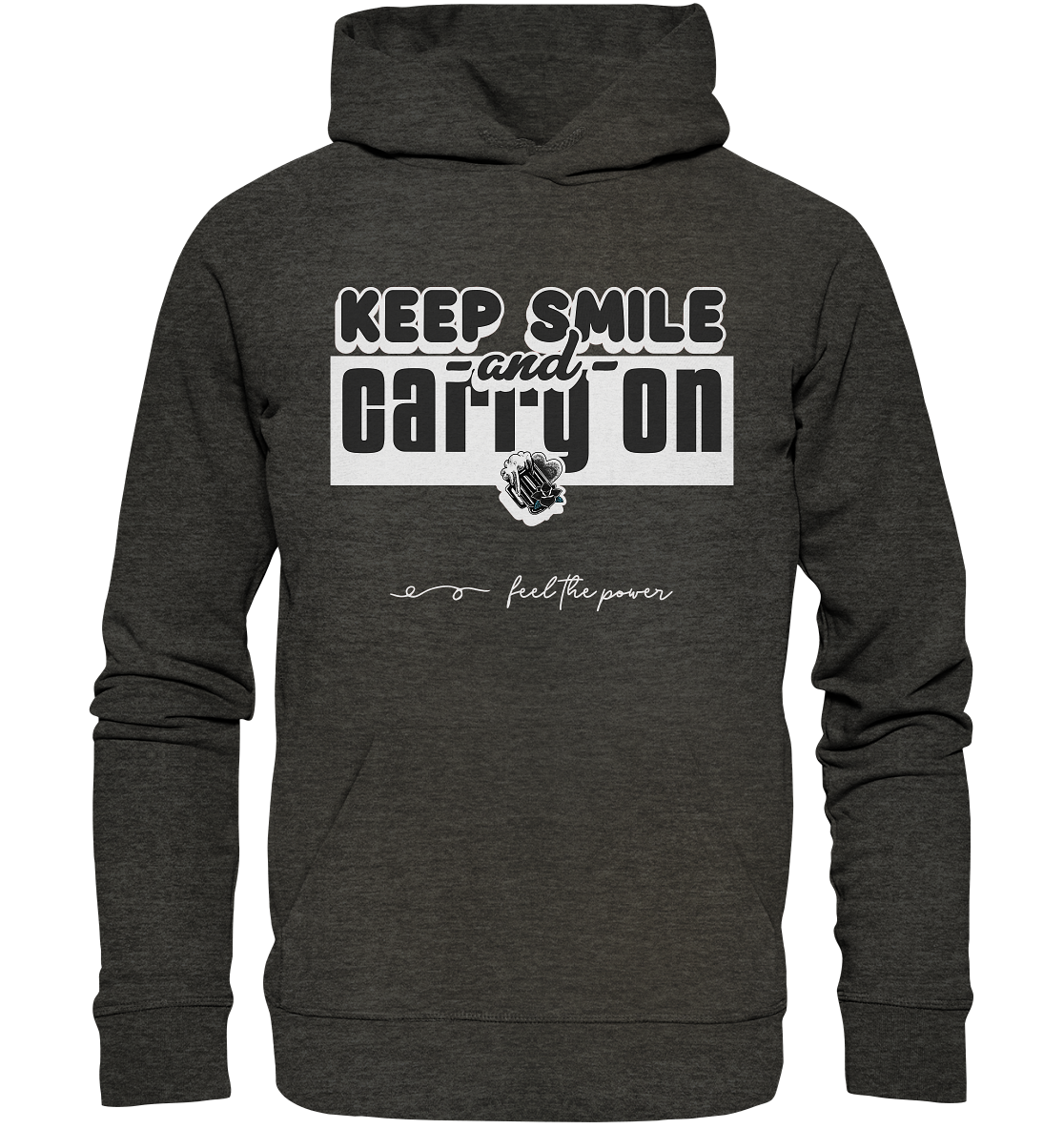 Keep Smile | Organic Hoodie