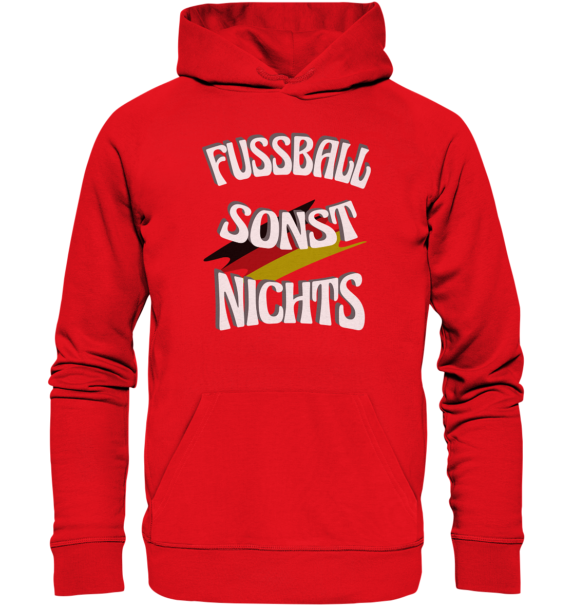 Fussball sonst Nichts, mit Leib und Seele Fan, Fußballfans - Organic Hoodie