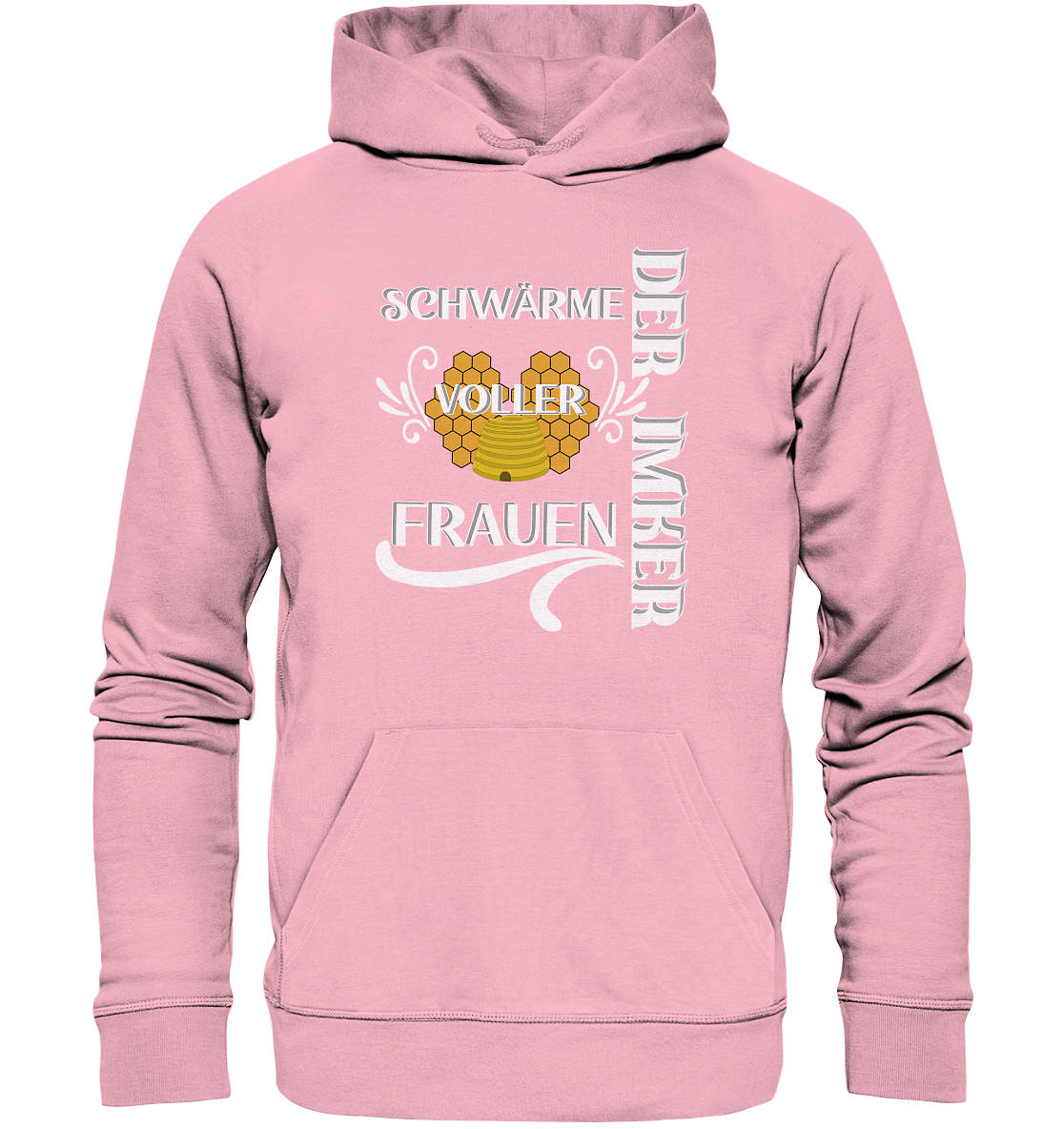 Der Imker, schwärme voller Frauen, Imkerei, Helden, Helles Motiv - Organic Hoodie