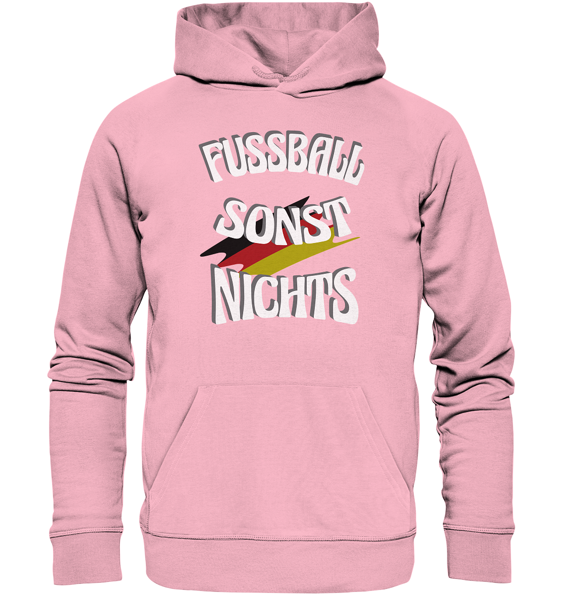 Fussball sonst Nichts, mit Leib und Seele Fan, Fußballfans - Organic Hoodie