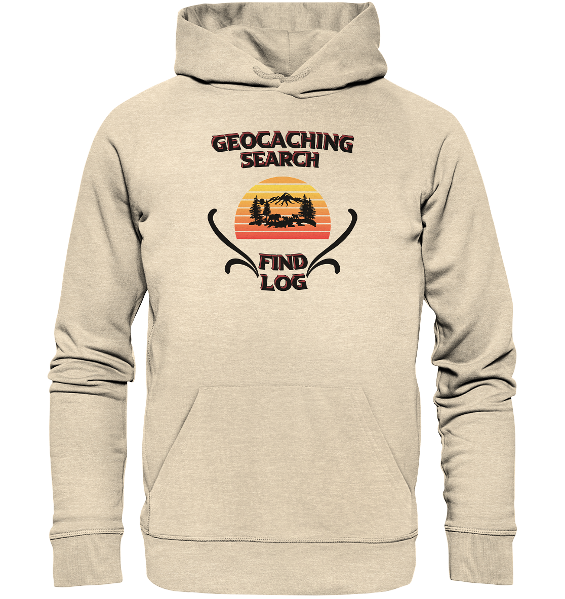 Geocaching, Suchen, Finden und Log, Geocaches - Organic Hoodie