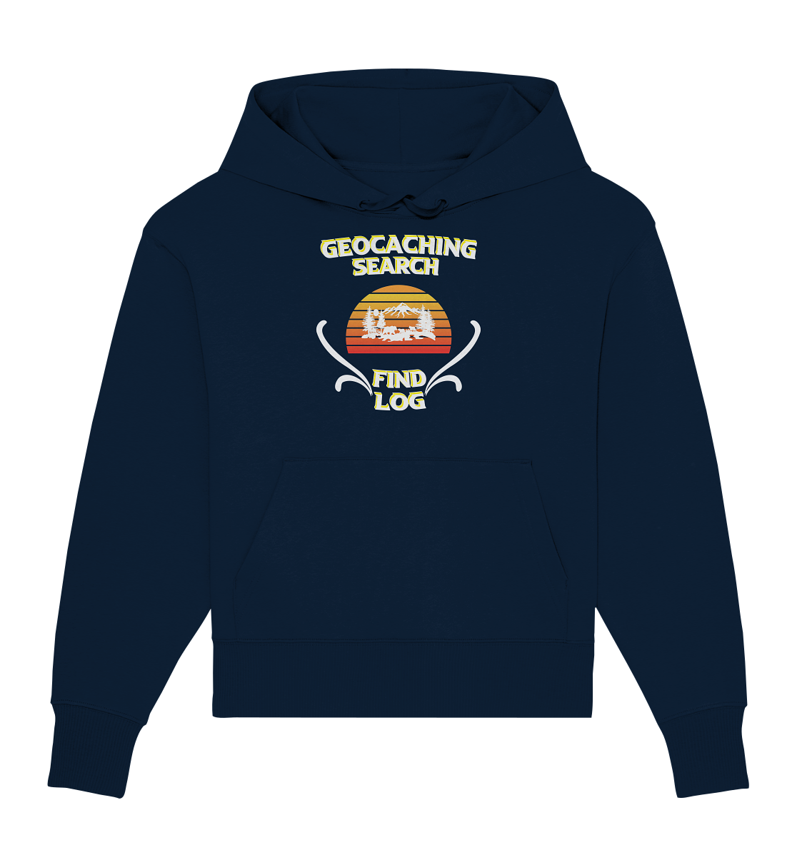 Geocaching, Suchen, Finden und Log, Geocache - Organic Oversize Hoodie