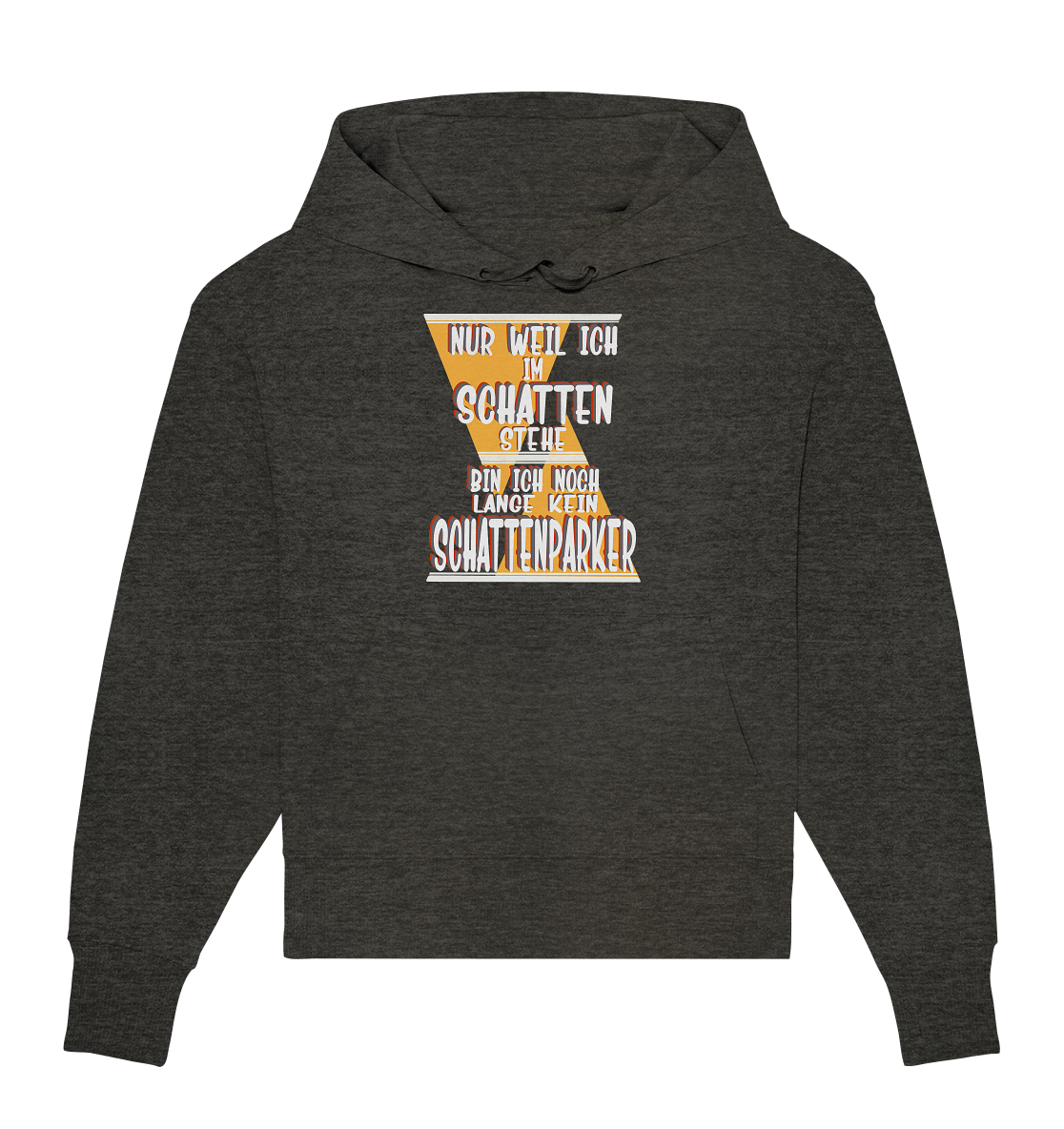 Schattenparker, mein Statement, Helles Design - Organic Oversize Hoodie