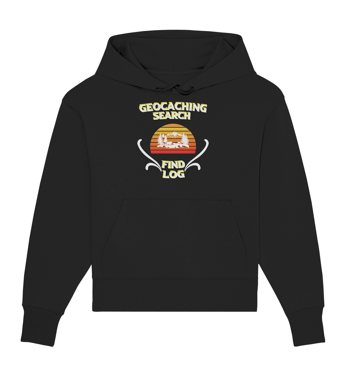 Geocaching, Suchen, Finden und Log, Geocache - Organic Oversize Hoodie
