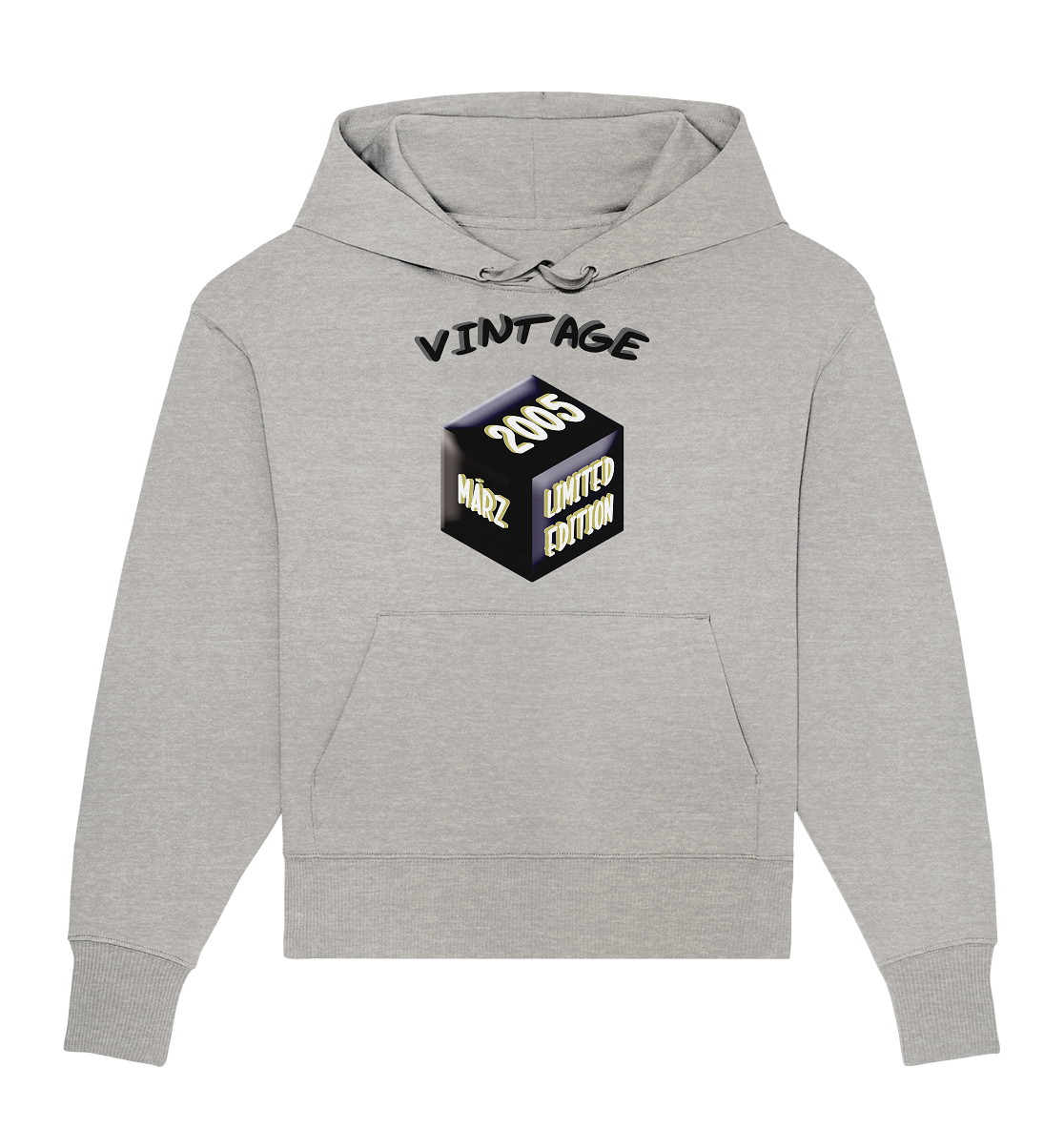 Vintage 2005 MÄRZ Limited Edition, Geschenk zum 18 - Organic Oversize Hoodie