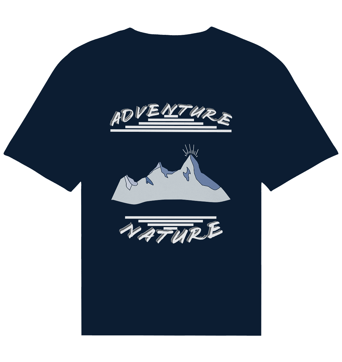 Adventure Nature, Abenteuer Natur, Camping, Geocaching - Organic Relaxed Shirt