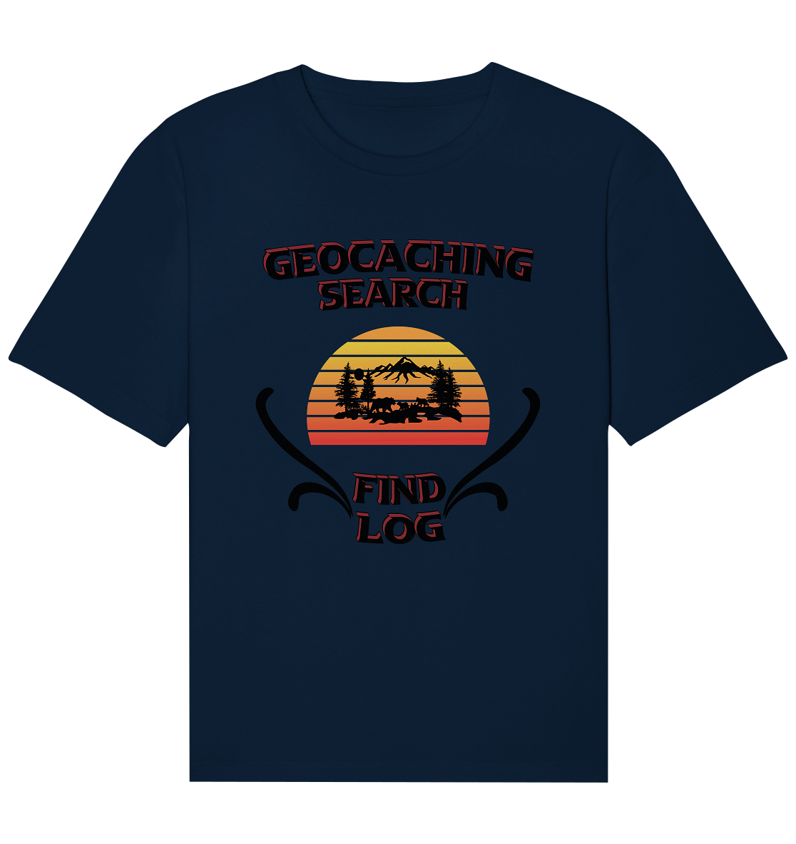 Geocaching, Suchen, Finden und Log, Geocaches - Organic Relaxed Shirt