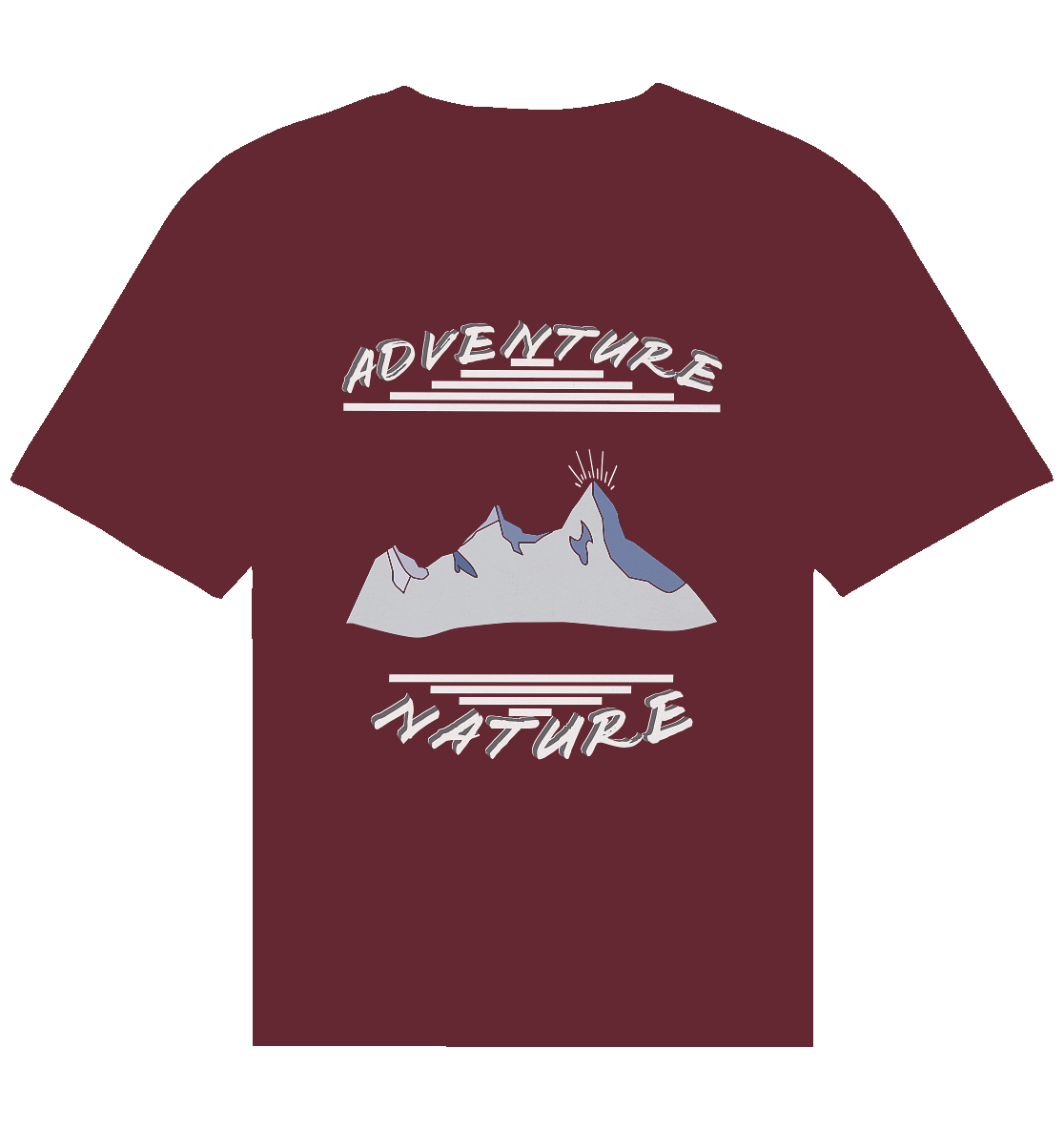 Adventure Nature, Abenteuer Natur, Camping, Geocaching - Organic Relaxed Shirt