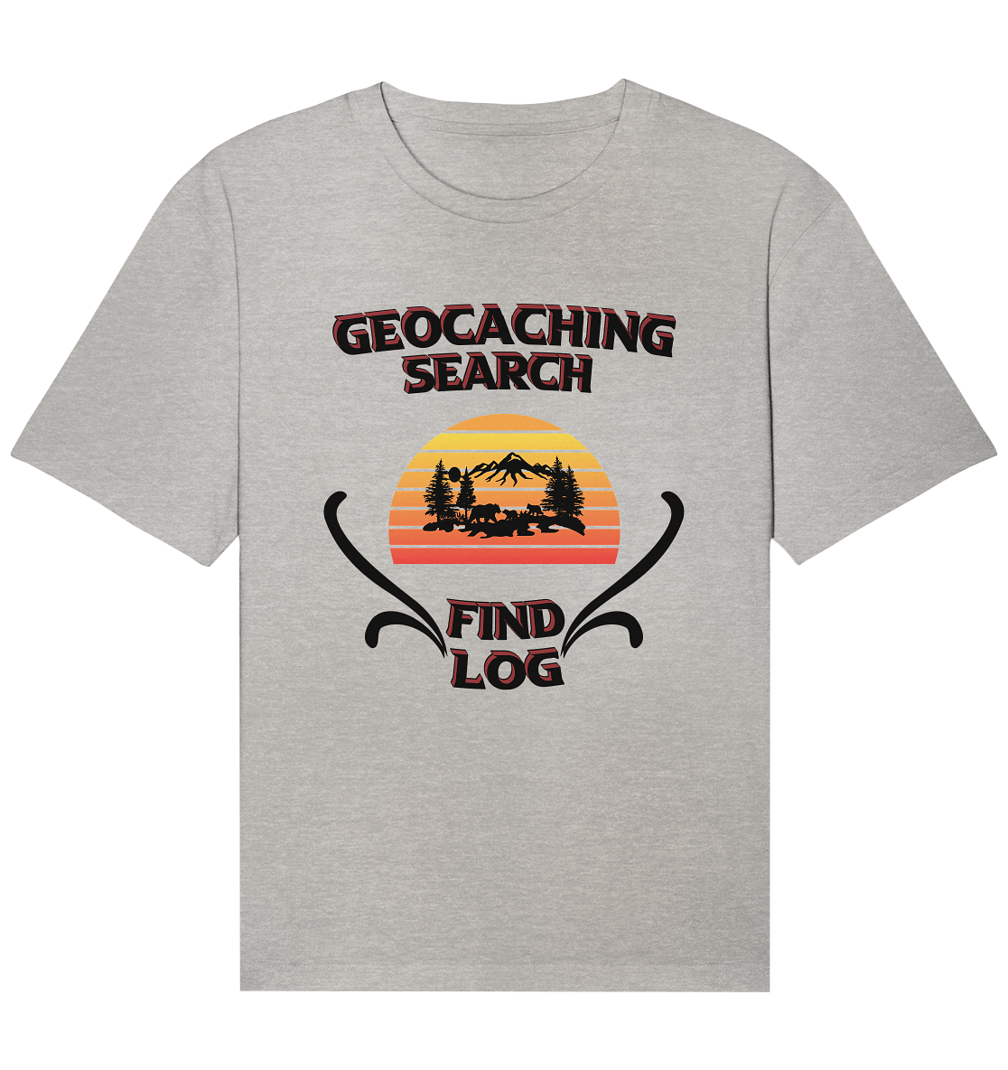 Geocaching, Suchen, Finden und Log, Geocaches - Organic Relaxed Shirt