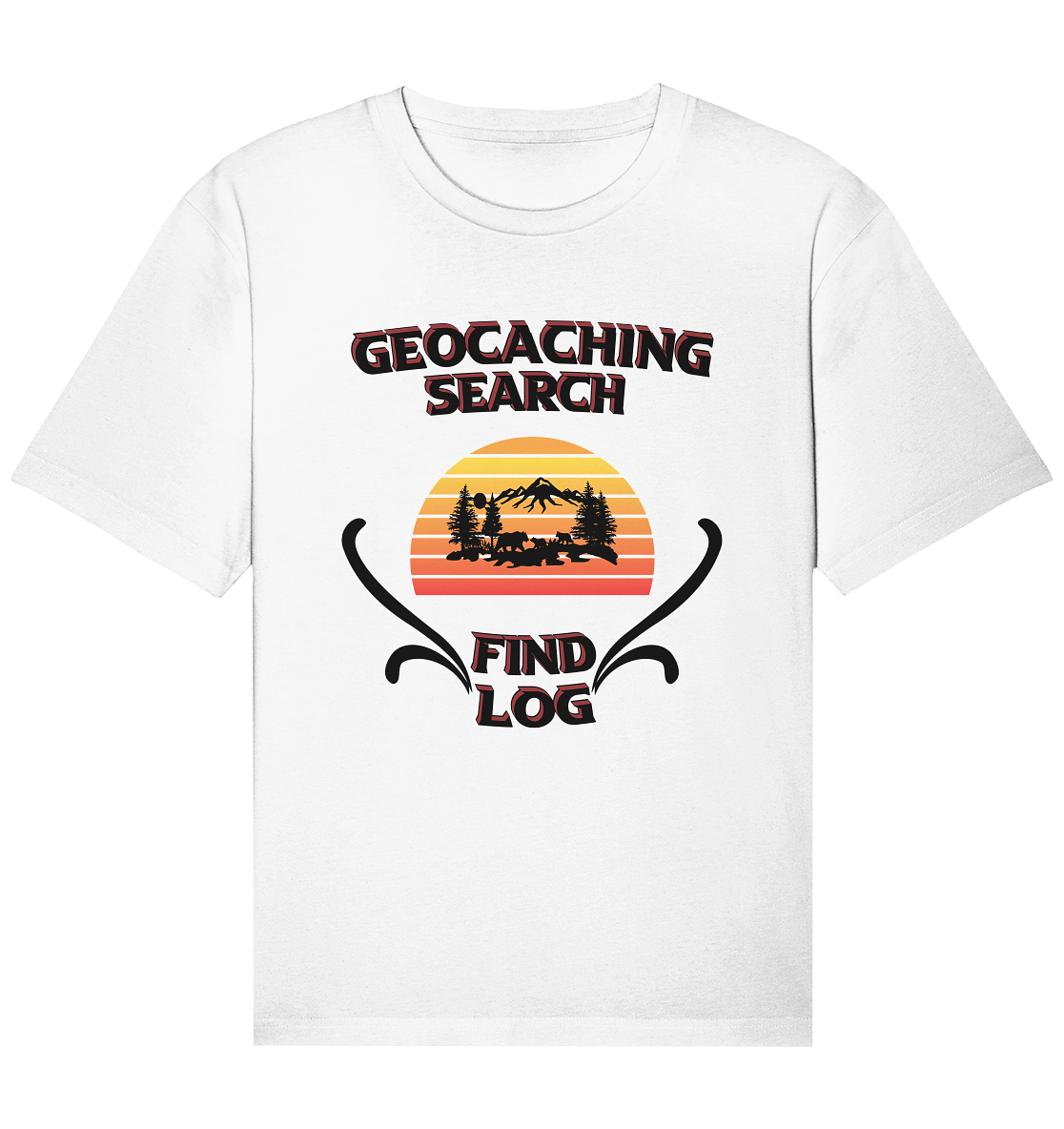 Geocaching, Suchen, Finden und Log, Geocaches - Organic Relaxed Shirt