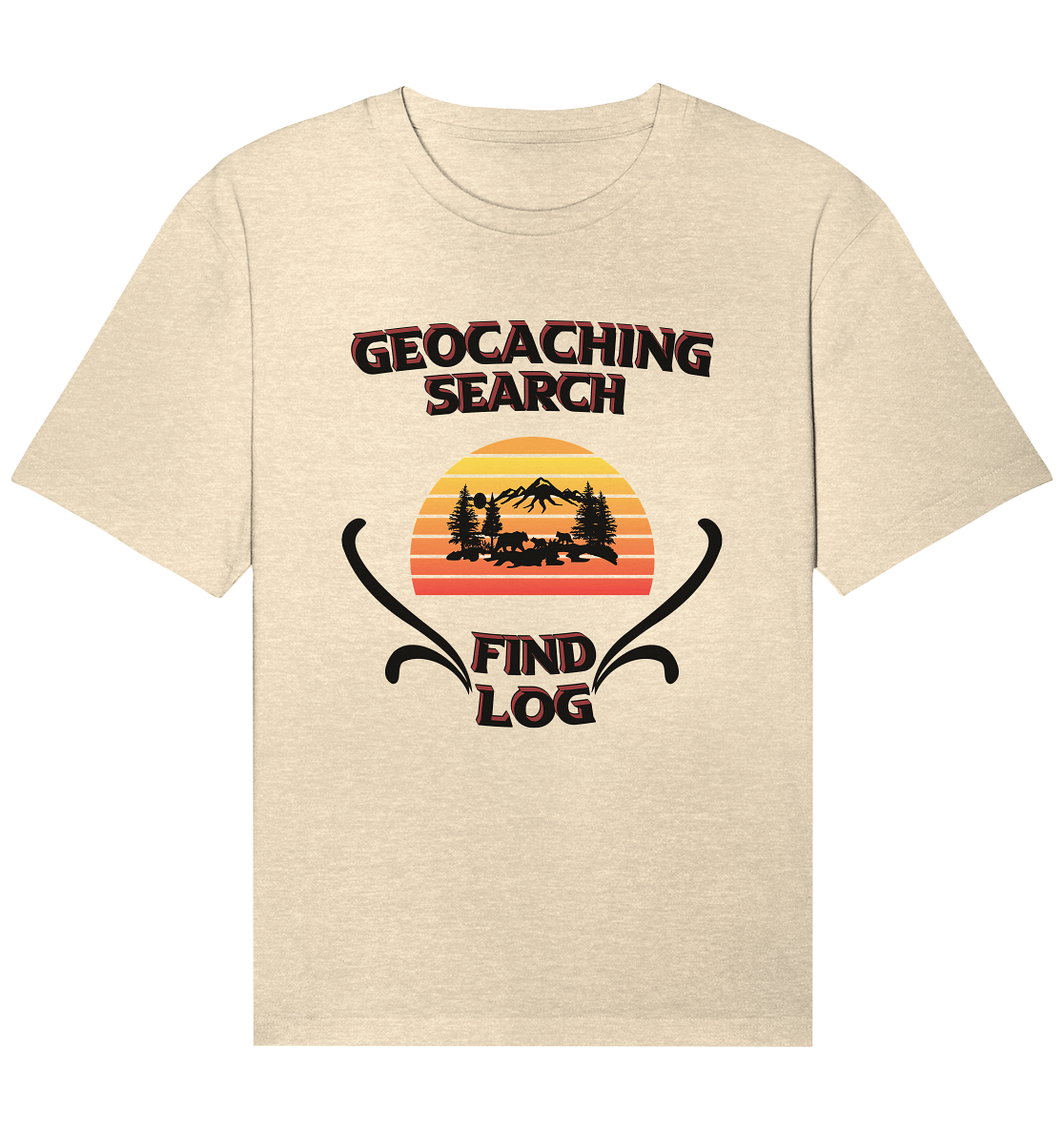 Geocaching, Suchen, Finden und Log, Geocaches - Organic Relaxed Shirt