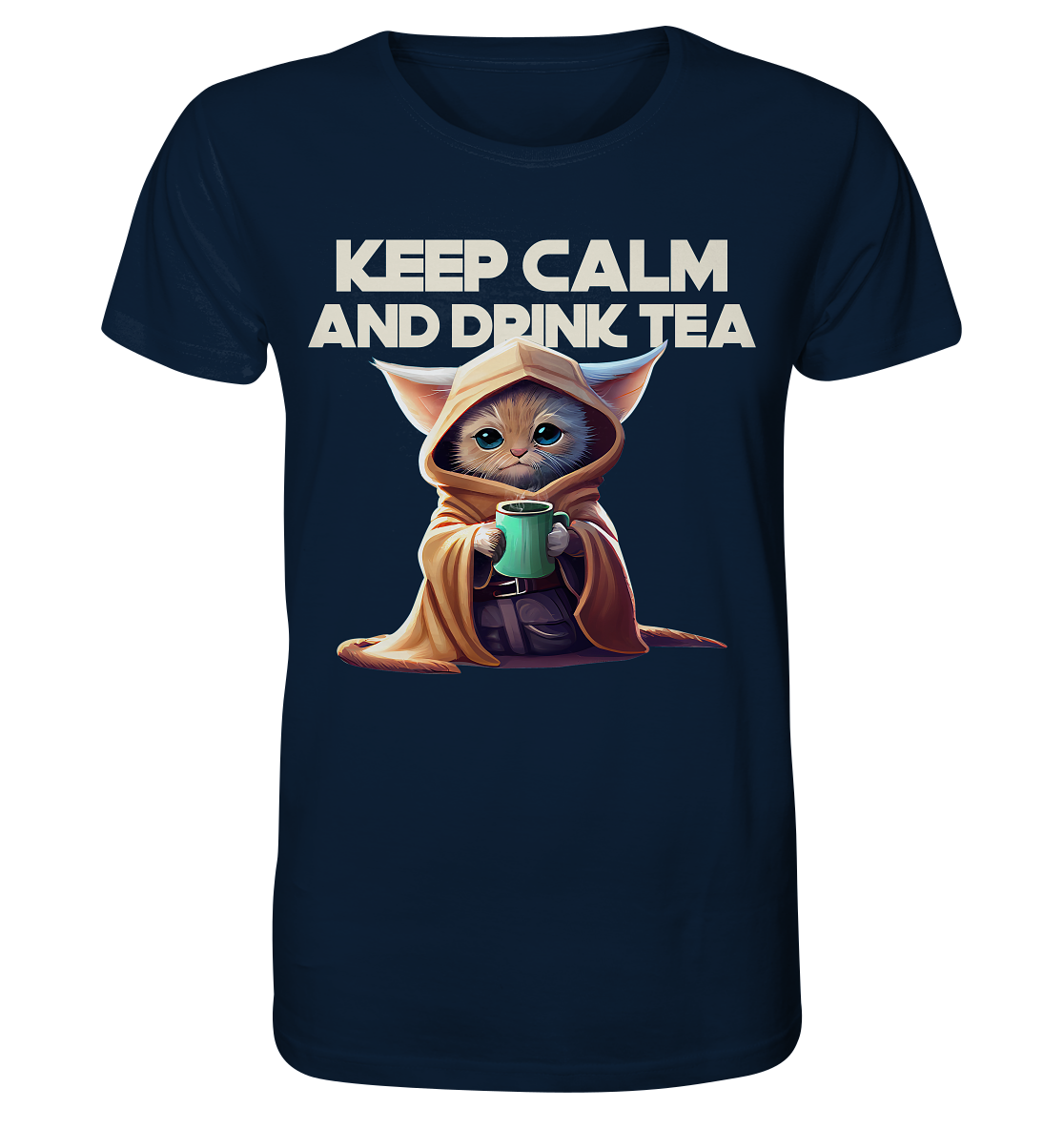T-Shirt- Keep Calm- coole Basic für jeden Look- Organic T-Shirt