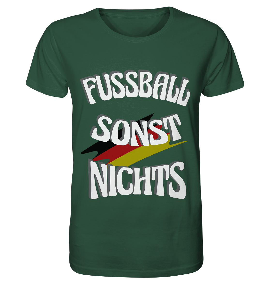Fussball sonst Nichts, mit Leib und Seele Fan, Fußballfans - Organic Shirt