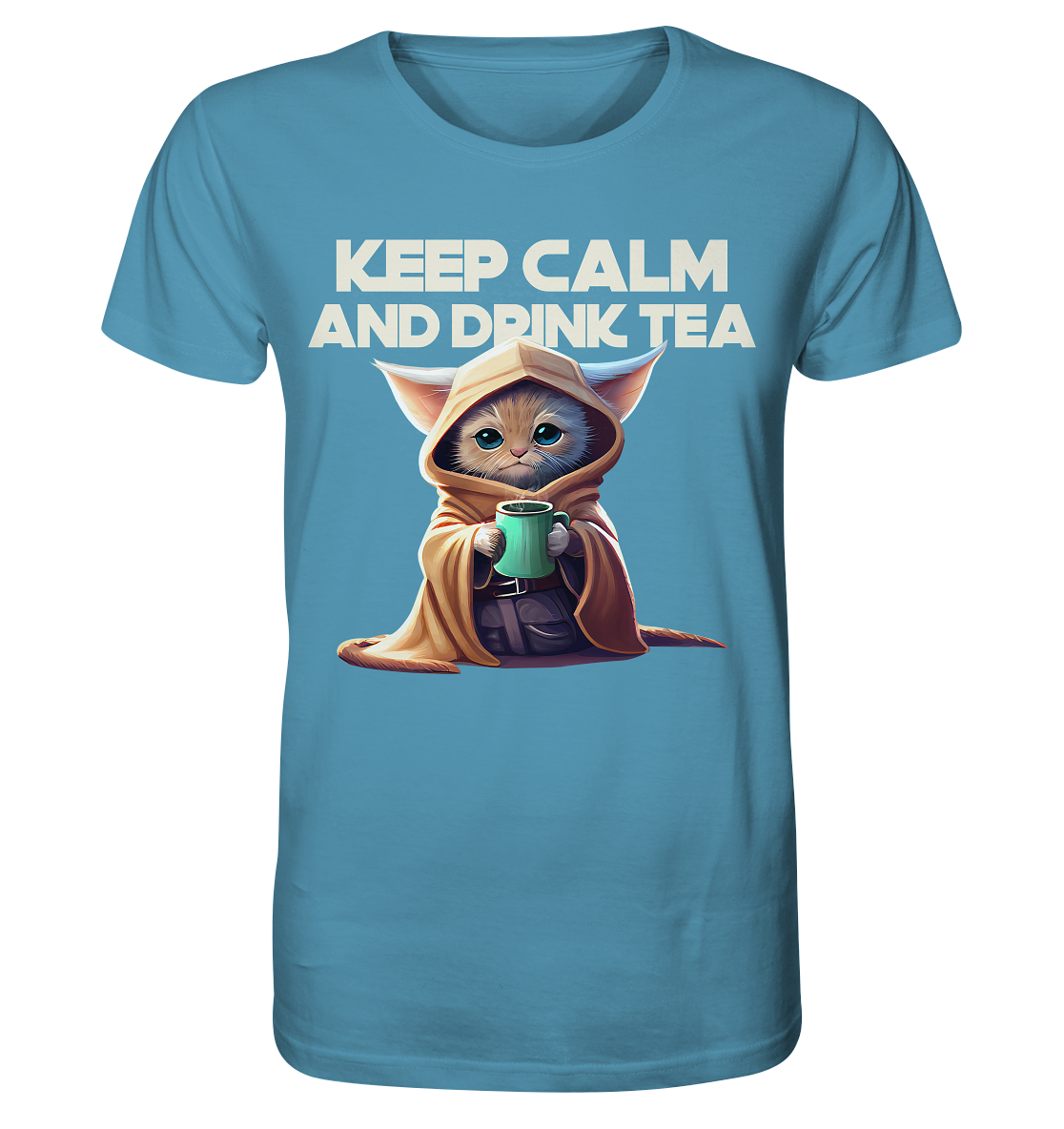 T-Shirt- Keep Calm- coole Basic für jeden Look- Organic T-Shirt