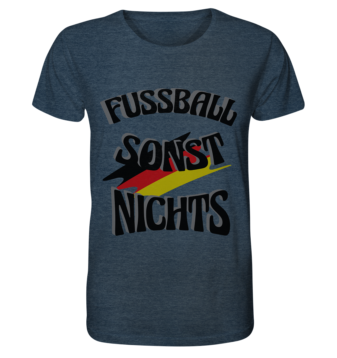 Fussball sonst nichts, Fanclub, Fussballvereine - Organic Shirt (meliert)