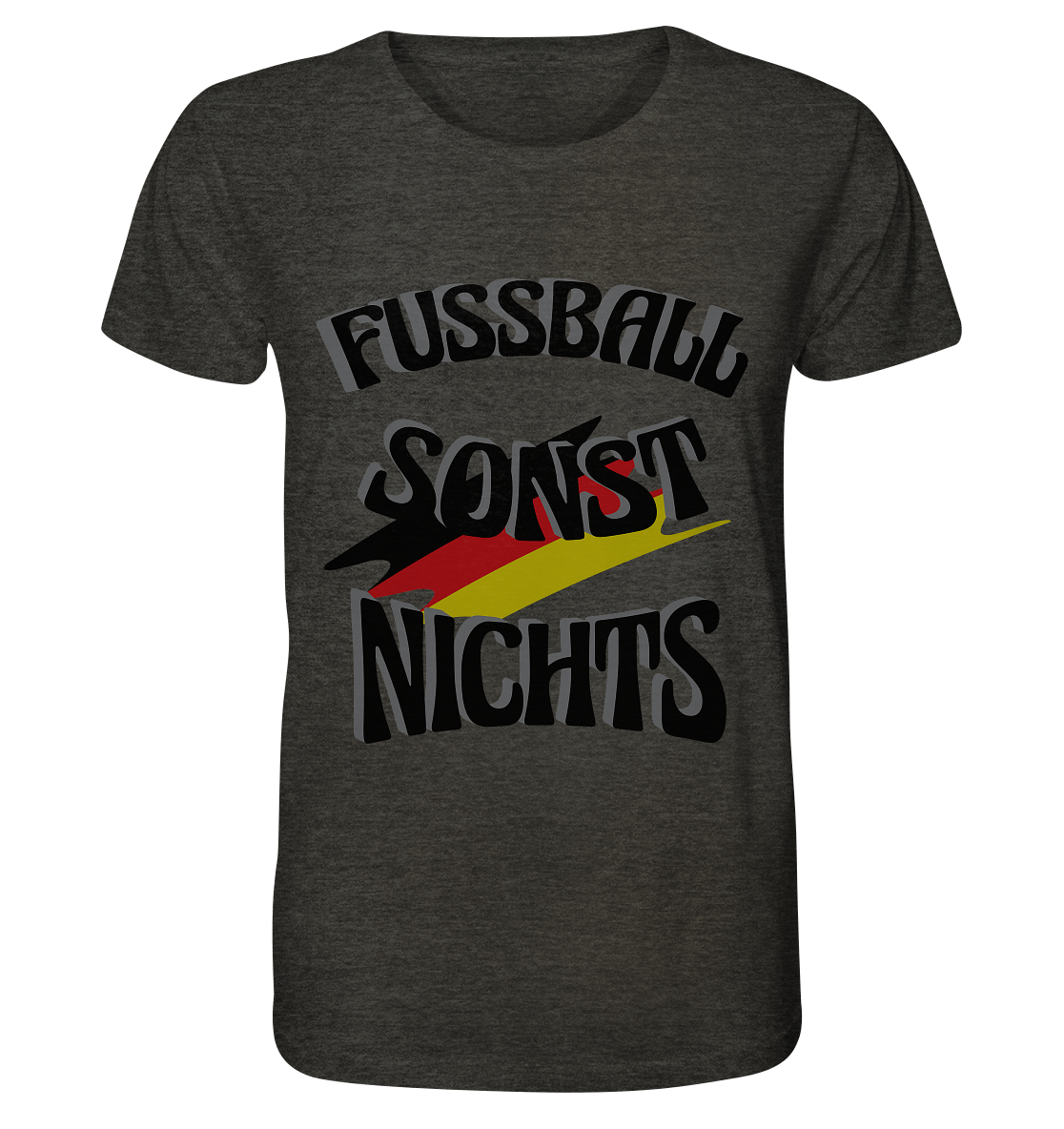 Fussball sonst nichts, Fanclub, Fussballvereine - Organic Shirt (meliert)