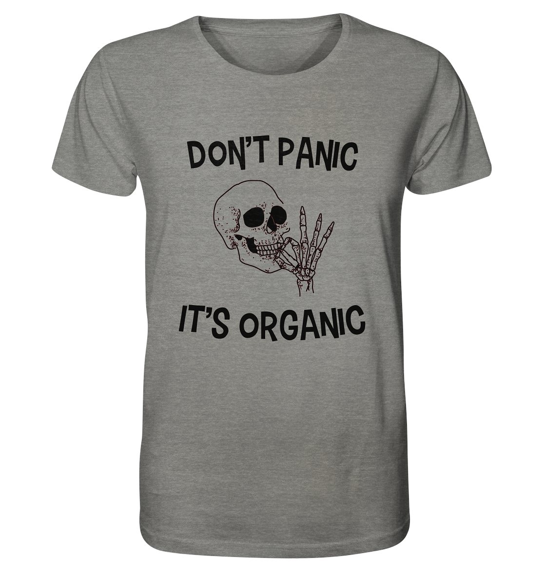 DON'T PANIC IT'S ORGANIC- Streetwear, casual style Hoodies & Co - Organic Shirt (meliert)