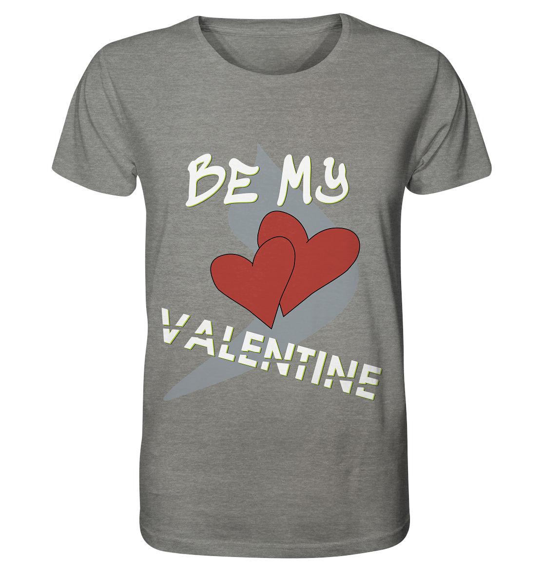 Valentinstag 14. Februar - Organic Shirt (meliert)