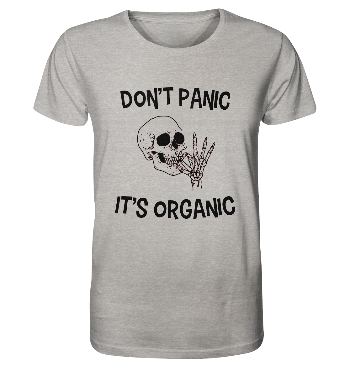 DON'T PANIC IT'S ORGANIC- Streetwear, casual style Hoodies & Co - Organic Shirt (meliert)