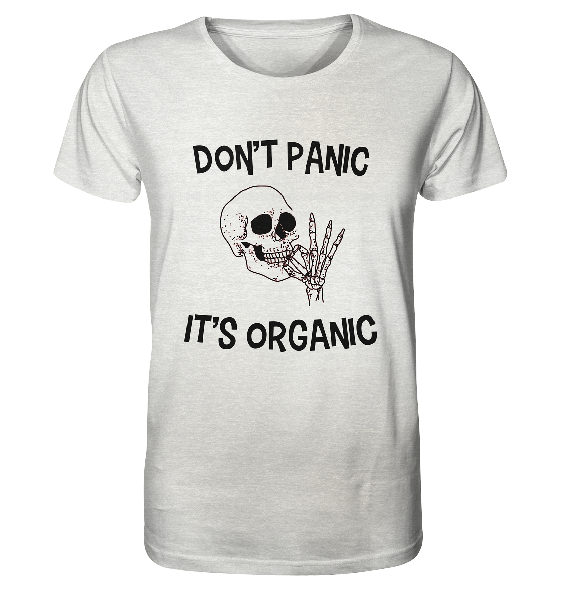 DON'T PANIC IT'S ORGANIC- Streetwear, casual style Hoodies & Co - Organic Shirt (meliert)