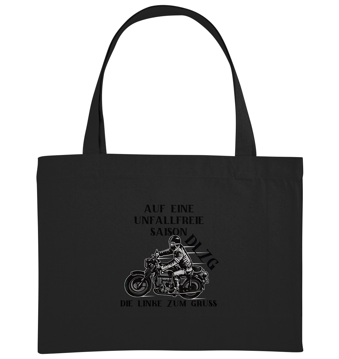 DLzG Glücksbringer Unfallfrei- Organic Shopping-Bag