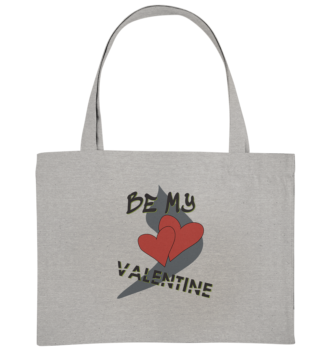 Be my Valentine, Valentinstag, 14. Februar - Organic Shopping-Bag