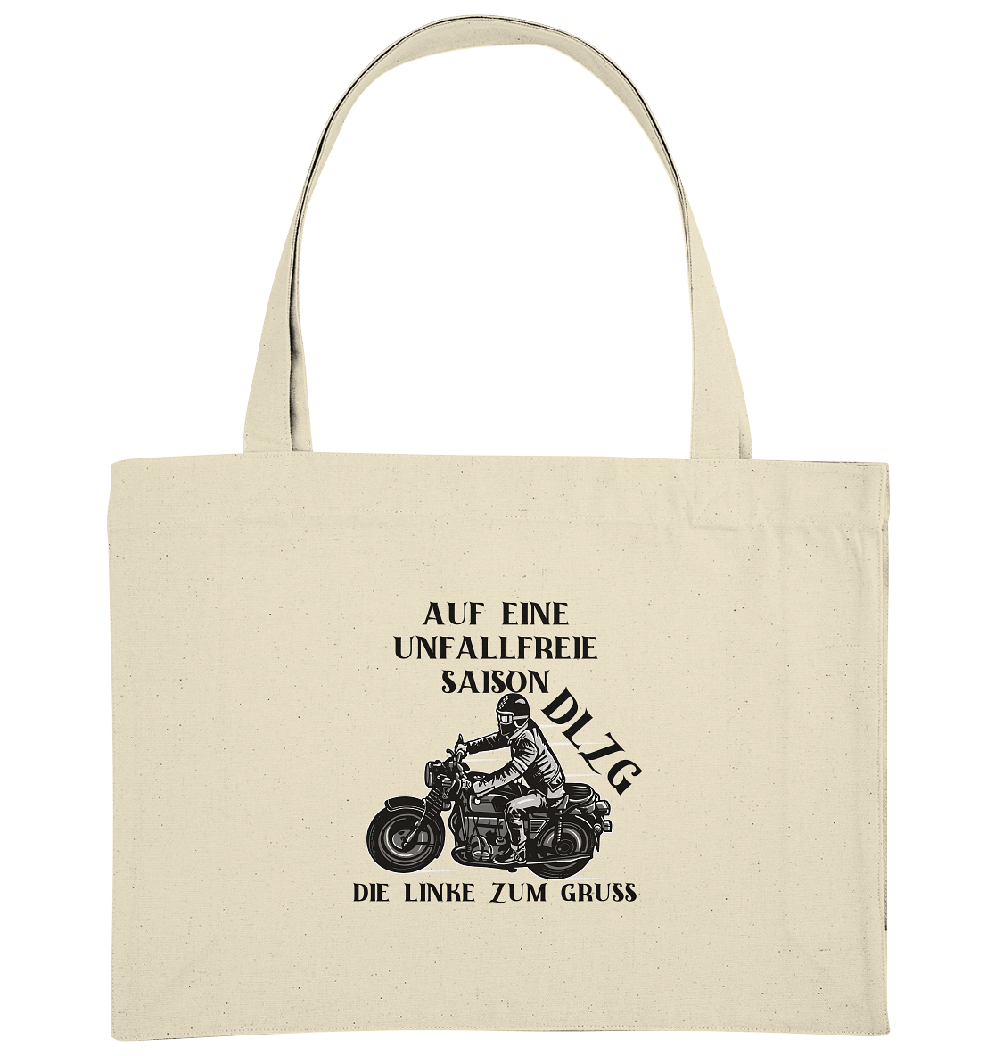 DLzG Glücksbringer Unfallfrei- Organic Shopping-Bag