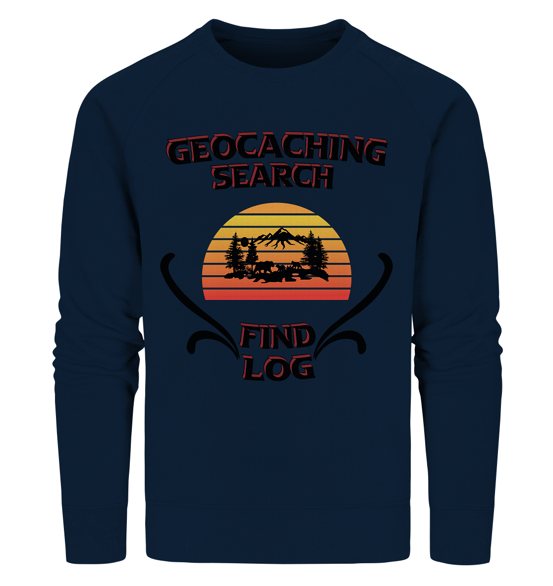 Geocaching, Suchen, Finden und Log, Geocaches - Organic Sweatshirt