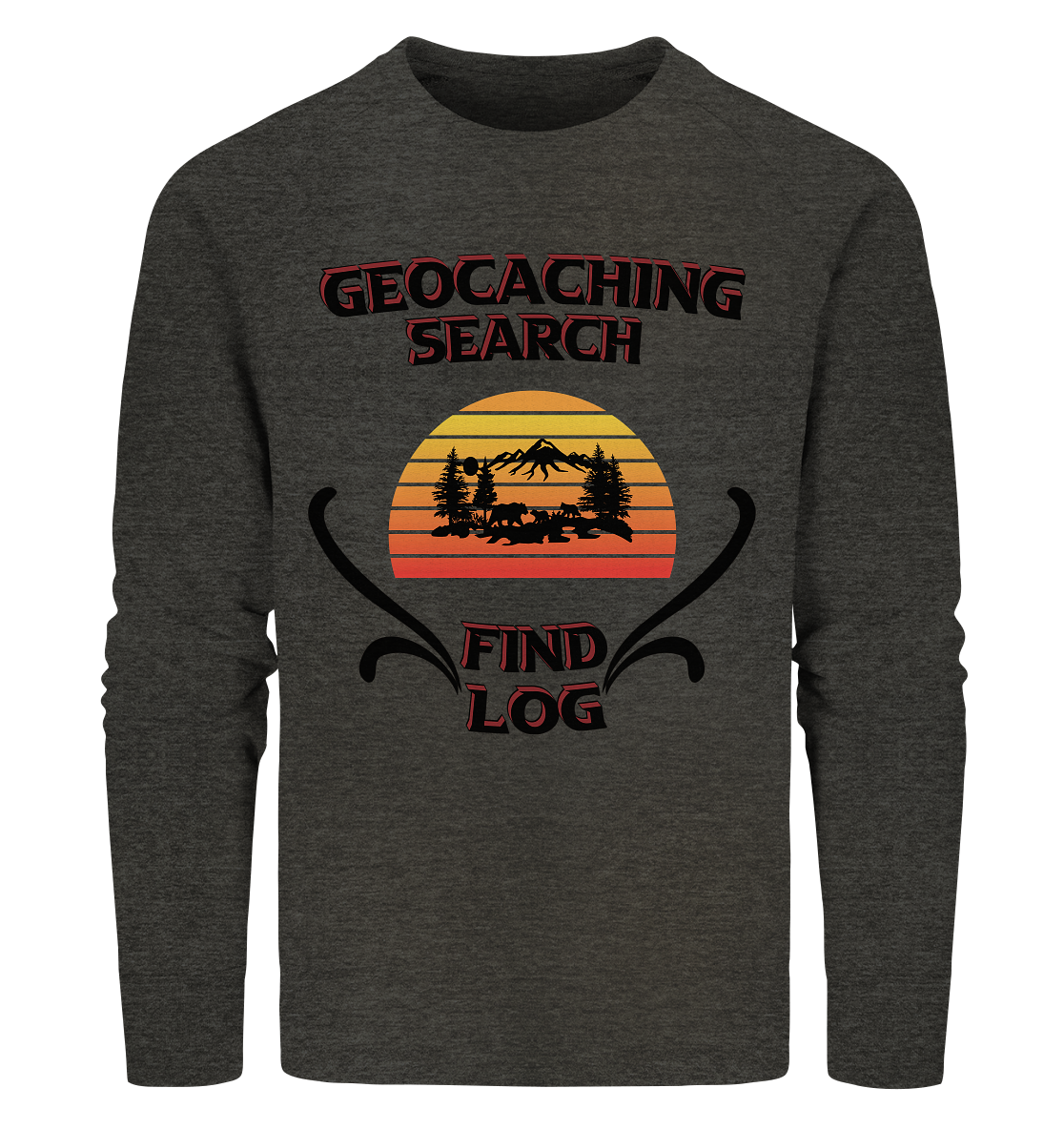 Geocaching, Suchen, Finden und Log, Geocaches - Organic Sweatshirt