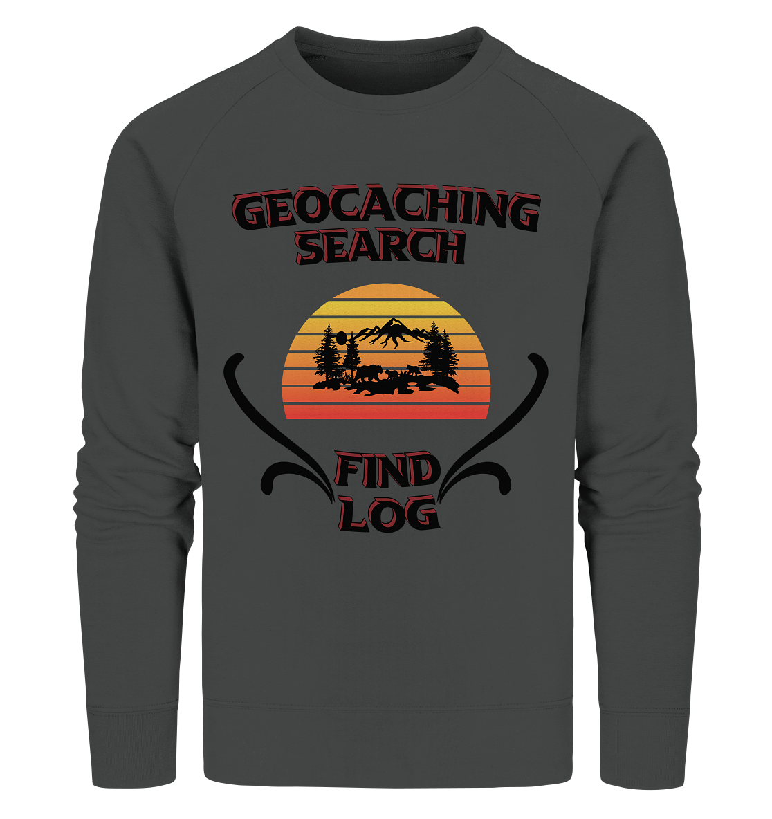 Geocaching, Suchen, Finden und Log, Geocaches - Organic Sweatshirt