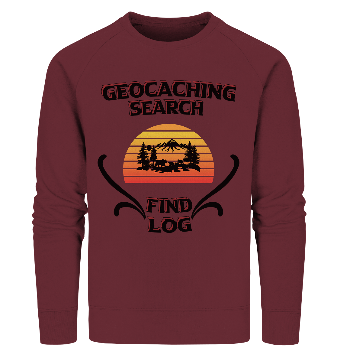 Geocaching, Suchen, Finden und Log, Geocaches - Organic Sweatshirt