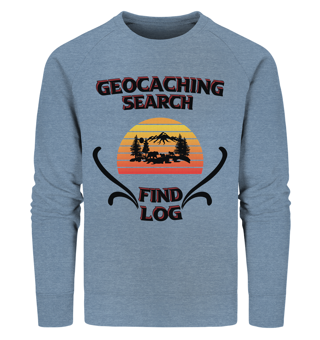 Geocaching, Suchen, Finden und Log, Geocaches - Organic Sweatshirt