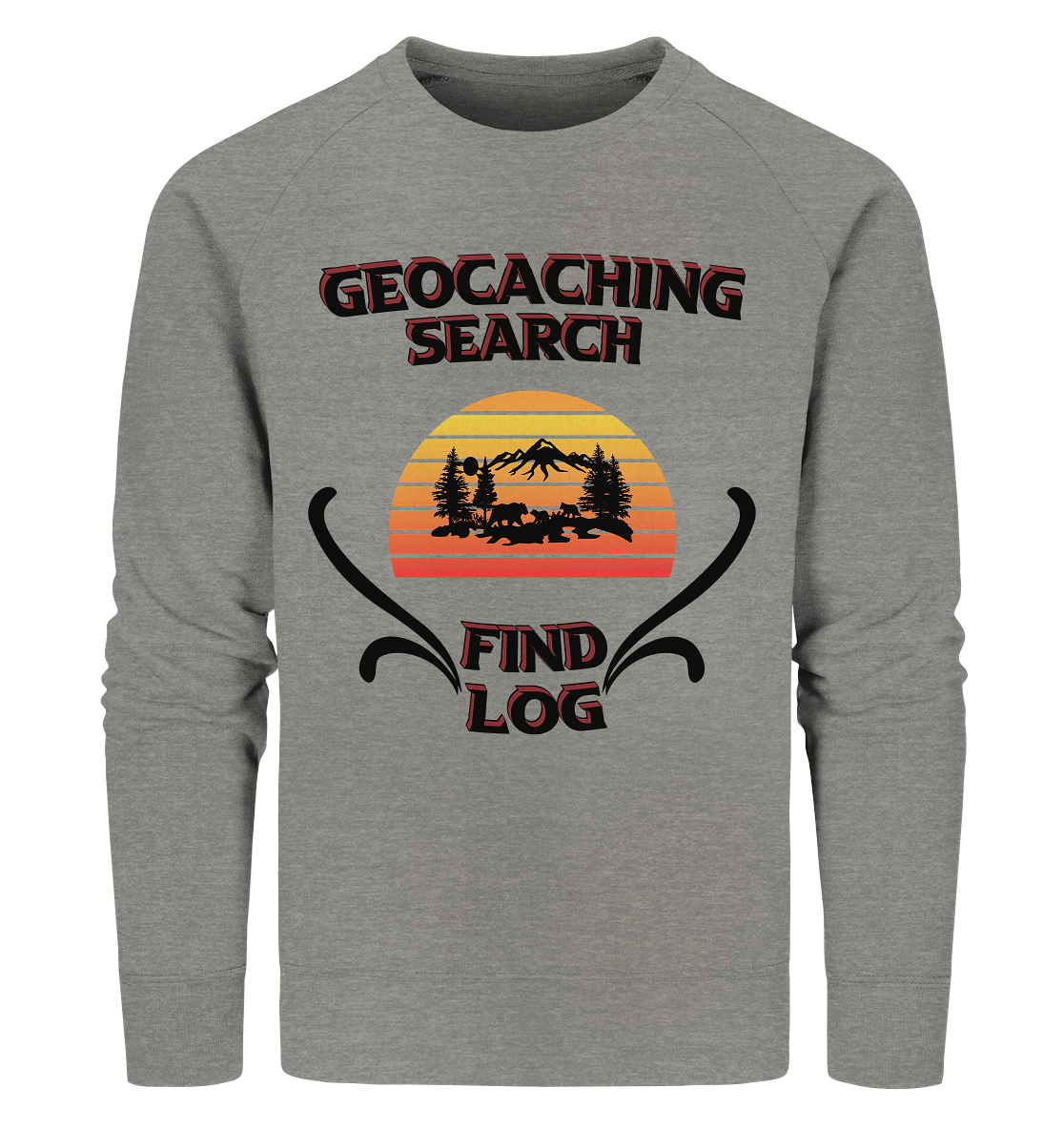 Geocaching, Suchen, Finden und Log, Geocaches - Organic Sweatshirt