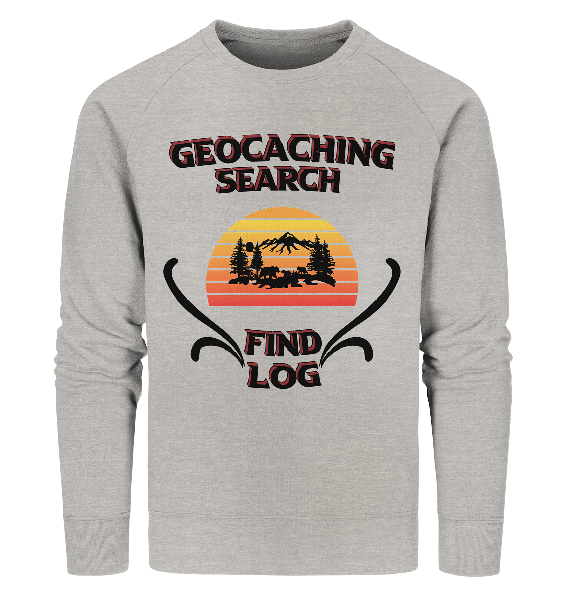 Geocaching, Suchen, Finden und Log, Geocaches - Organic Sweatshirt