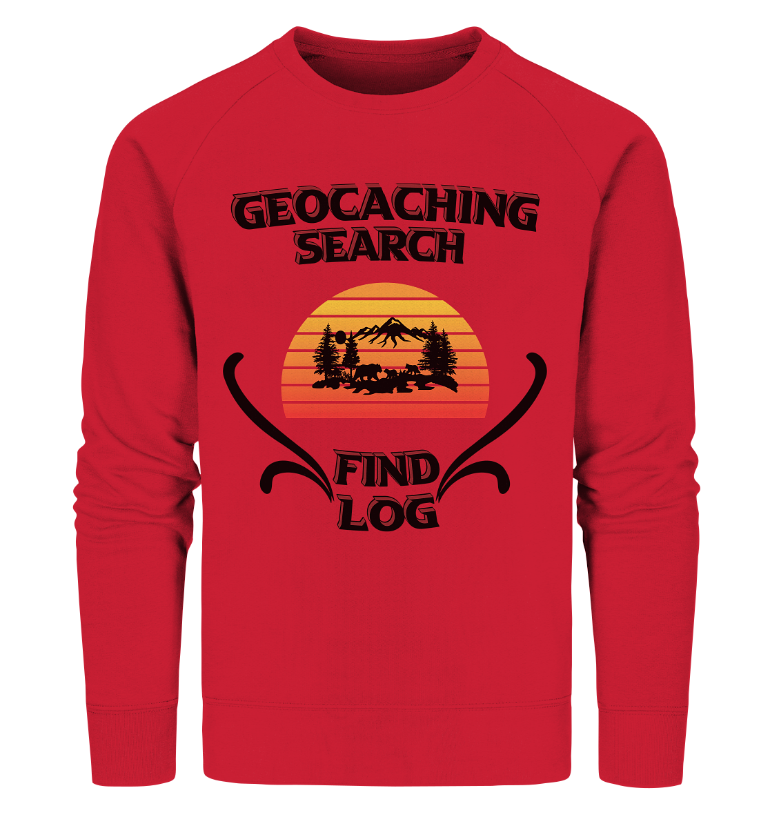 Geocaching, Suchen, Finden und Log, Geocaches - Organic Sweatshirt