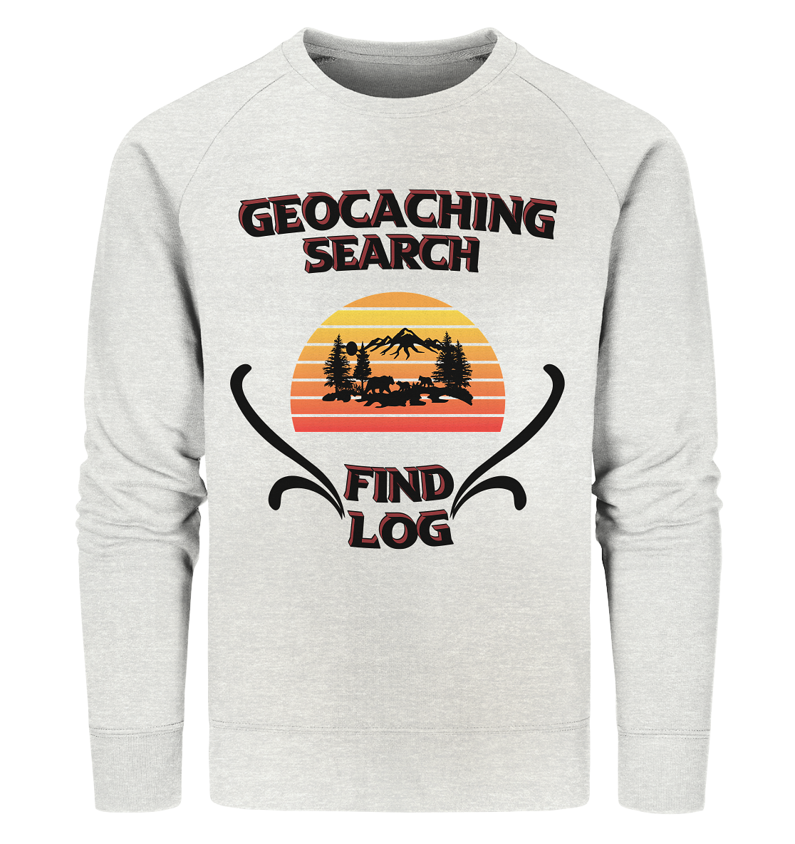 Geocaching, Suchen, Finden und Log, Geocaches - Organic Sweatshirt
