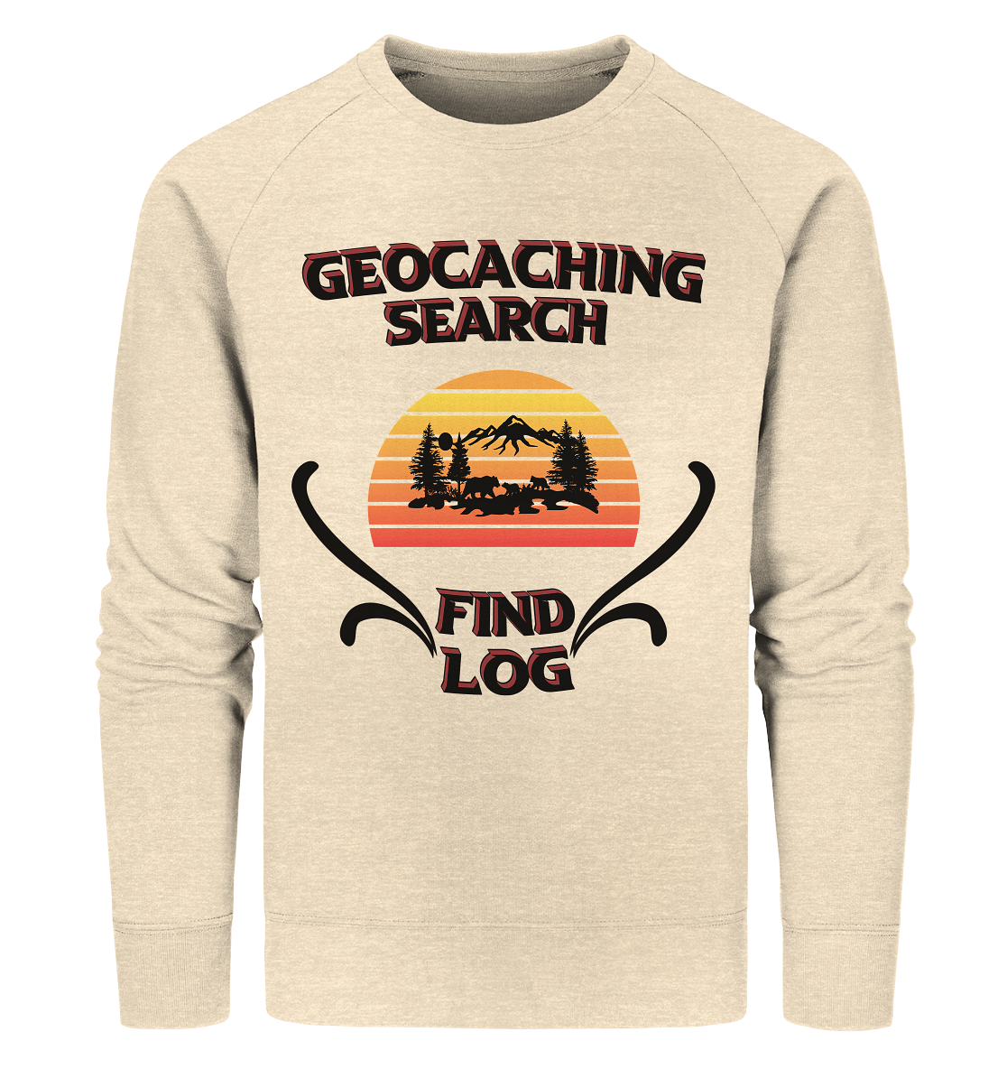 Geocaching, Suchen, Finden und Log, Geocaches - Organic Sweatshirt