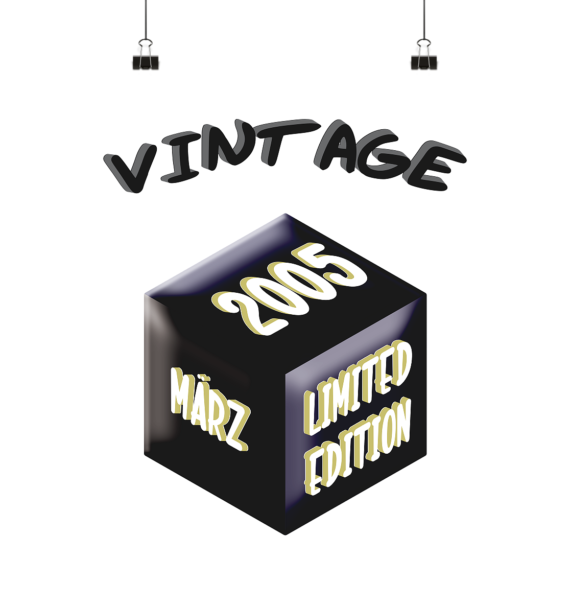 Vintage 2005 MÄRZ Limited Edition, Geschenk zum 18 - Poster Din A1 (hoch)