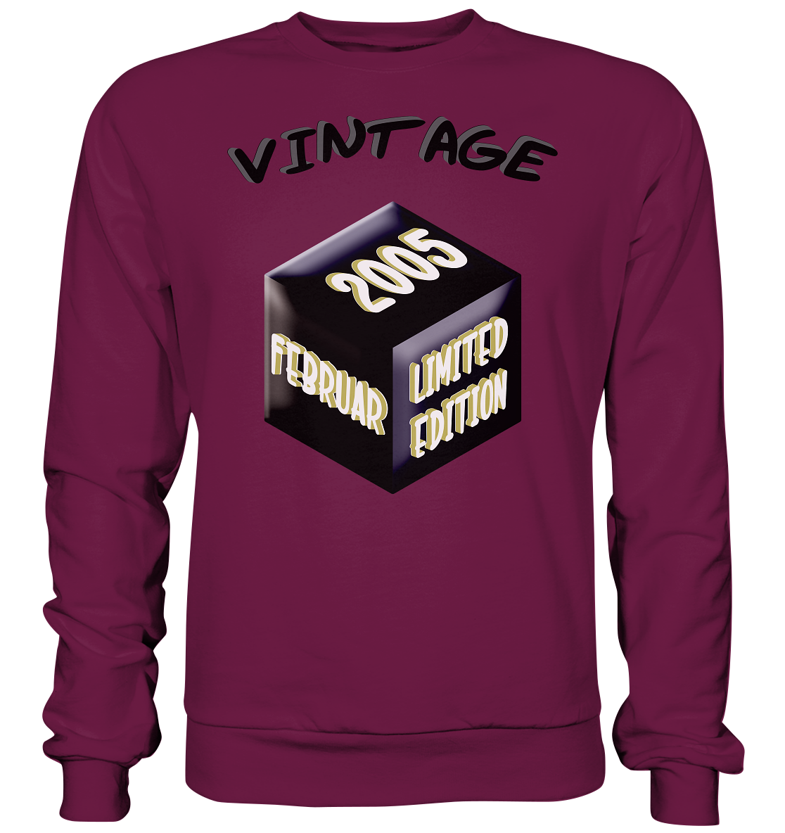 Vintage 2005 FEB Limited Edition, Geschenk zum 18 - Premium Sweatshirt