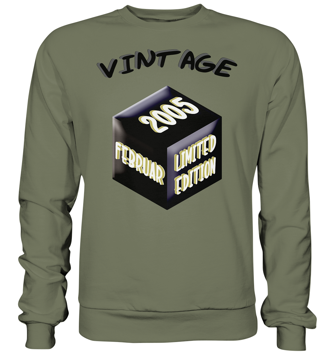 Vintage 2005 FEB Limited Edition, Geschenk zum 18 - Premium Sweatshirt