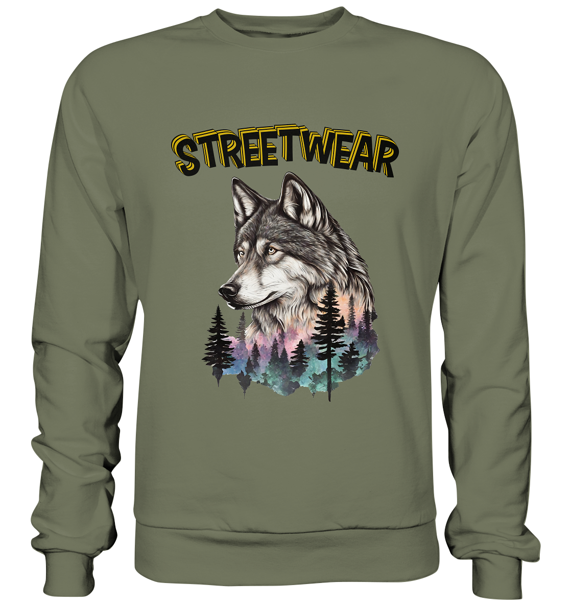 Streetwear Wildlife Design - Premium Sweatshirt