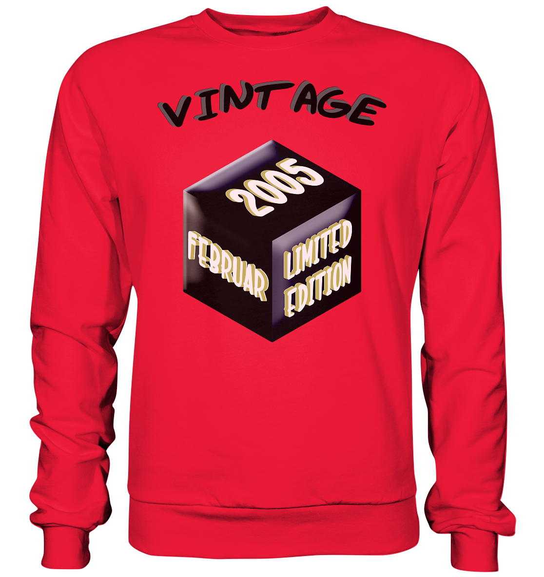 Vintage 2005 FEB Limited Edition, Geschenk zum 18 - Premium Sweatshirt
