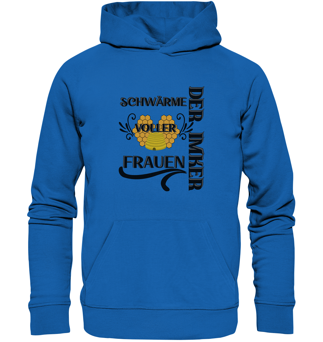 Der Imker, schwärme voller Frauen, Imkerei, Helden, schwarzes Design - Premium Unisex Hoodie