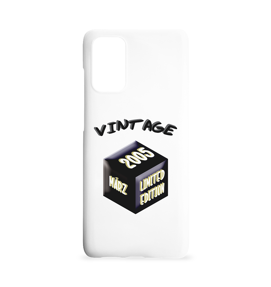 Vintage 2005 MÄRZ Limited Edition, Geschenk zum 18 - Samsung S20+ Handyhülle