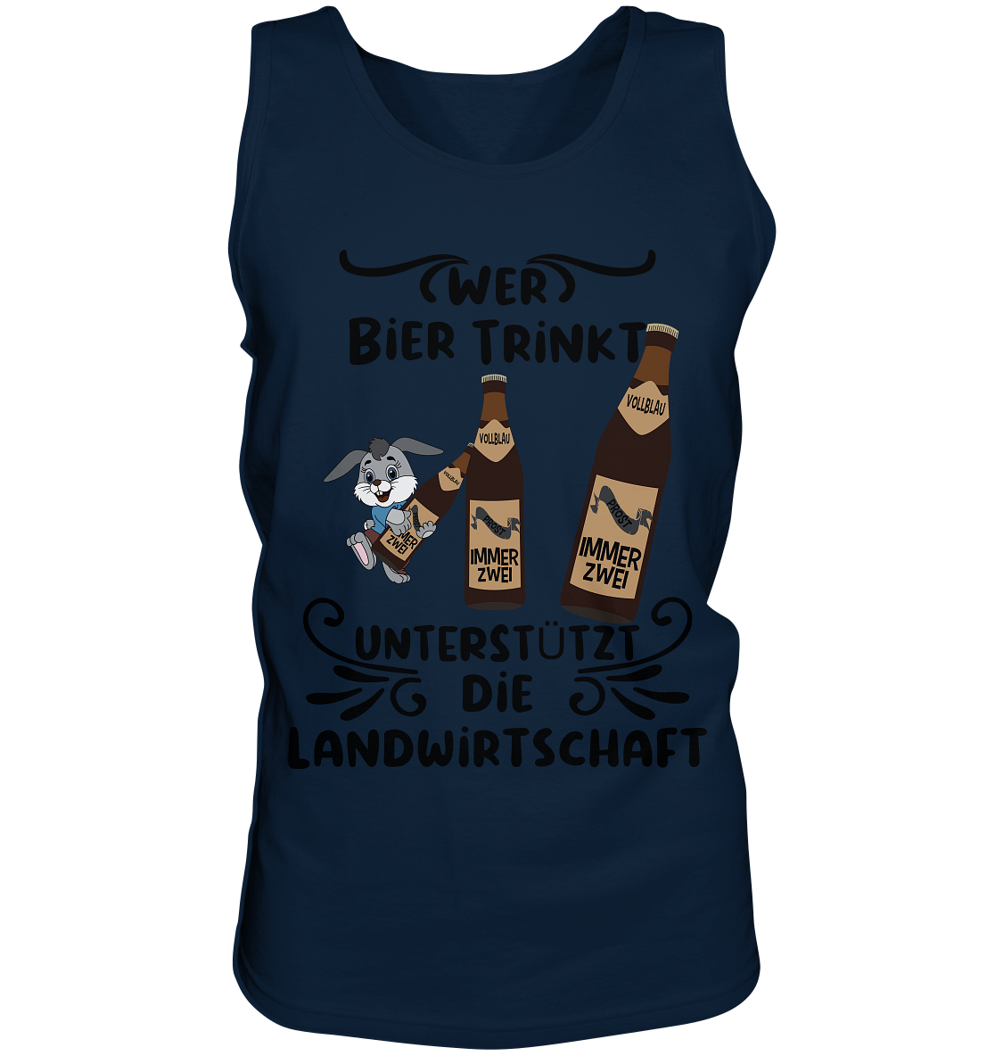 Wer Bier trinkt, Landwirtschaft unterstützen, Party - Tank-Top