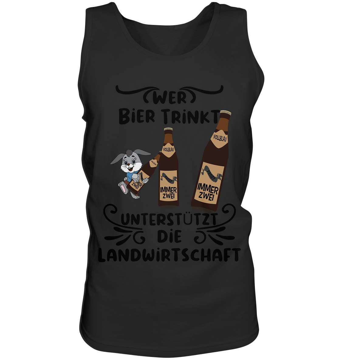 Wer Bier trinkt, Landwirtschaft unterstützen, Party - Tank-Top