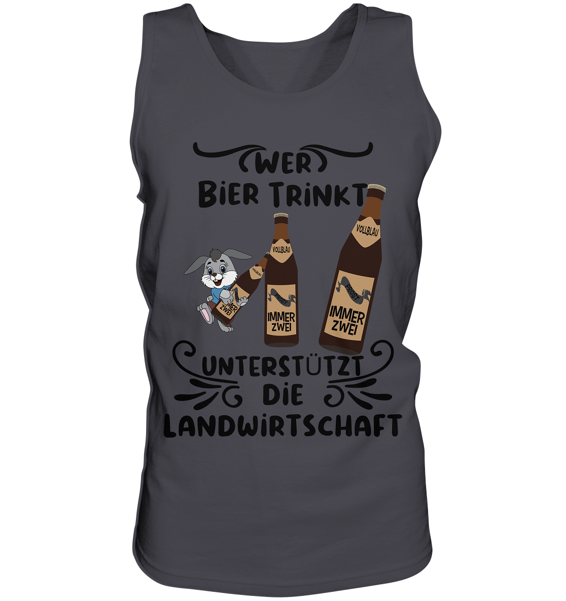 Wer Bier trinkt, Landwirtschaft unterstützen, Party - Tank-Top