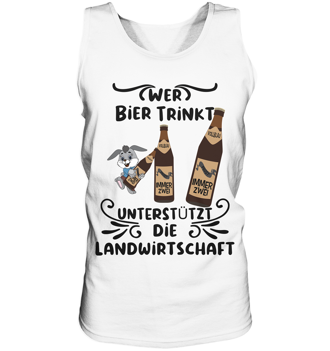 Wer Bier trinkt, Landwirtschaft unterstützen, Party - Tank-Top