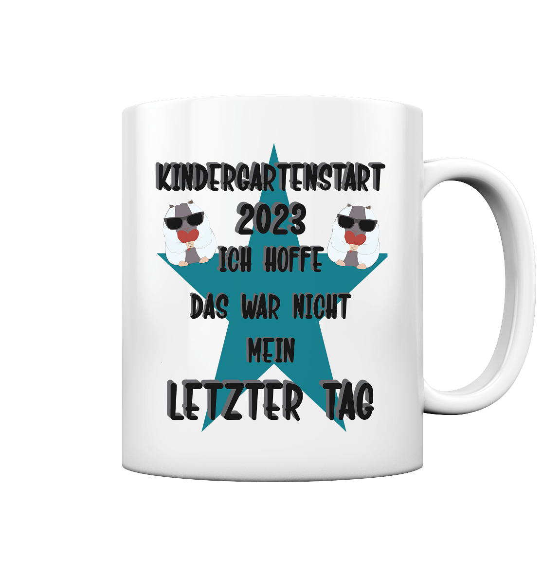 Kindergartenstart 2023, Kiga, Kindergarten Kopie - Tasse glossy