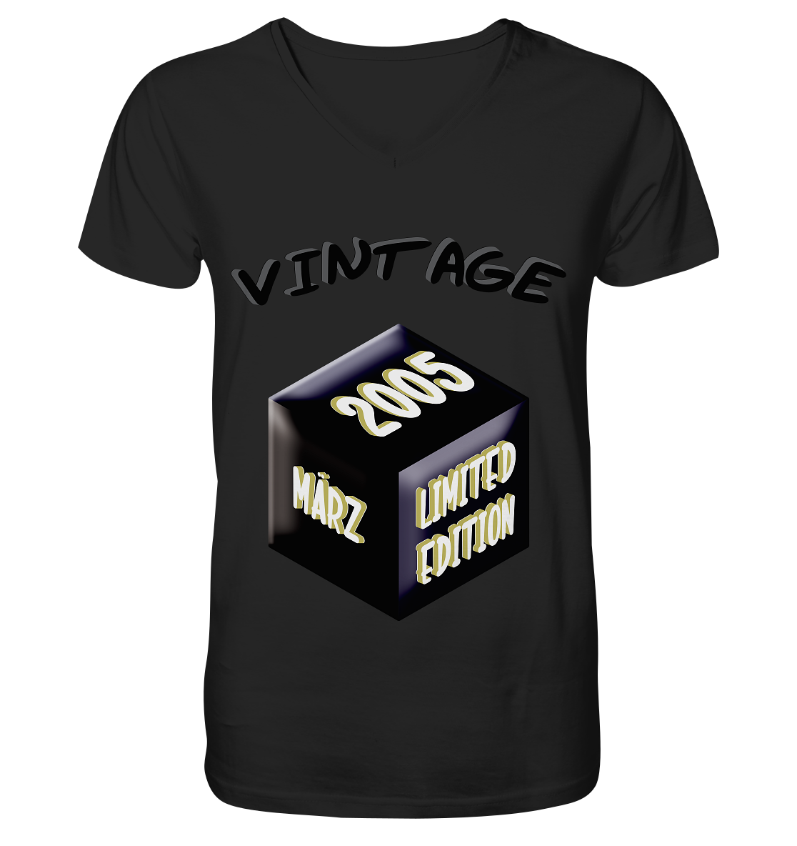Vintage 2005 MÄRZ Limited Edition, Geschenk zum 18 - V-Neck Shirt